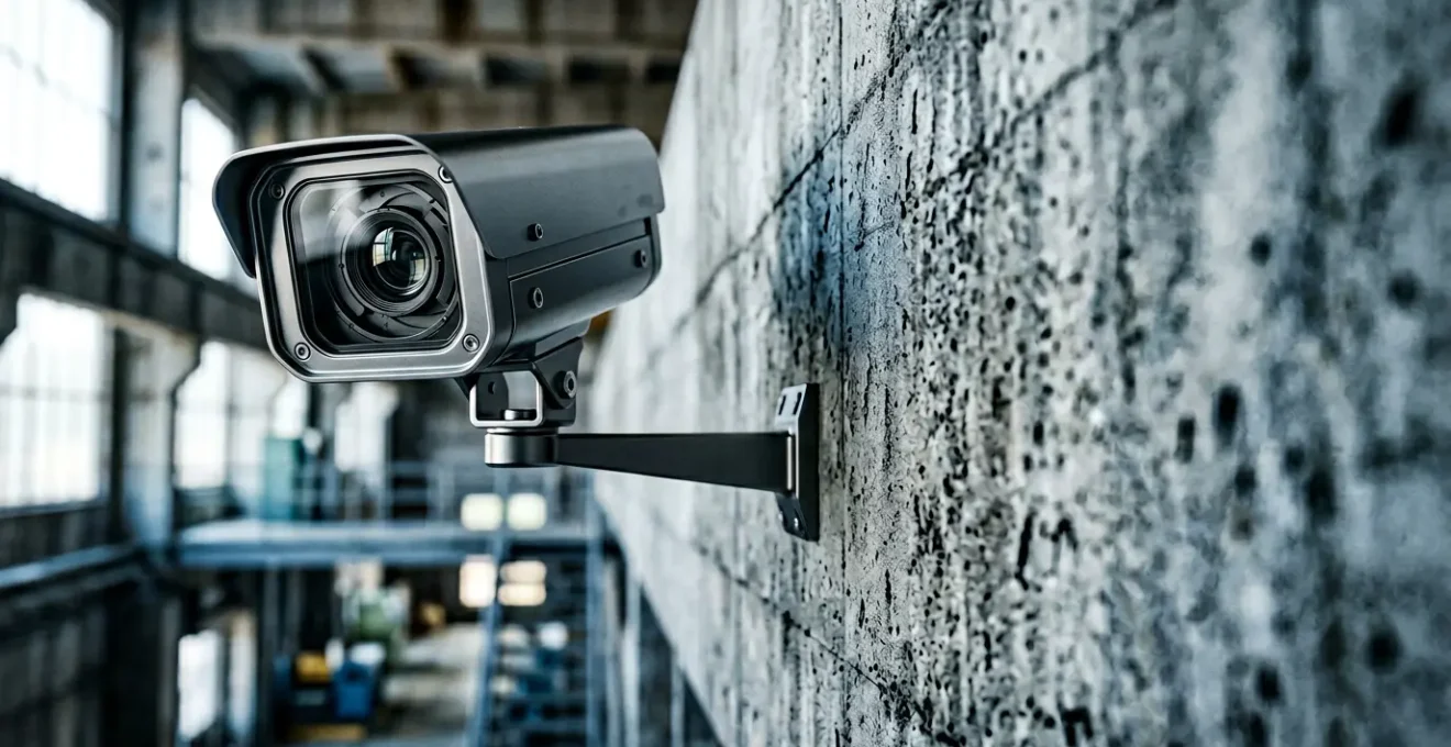 Installation technique de caméra de surveillance haute résolution pour identification judiciaire