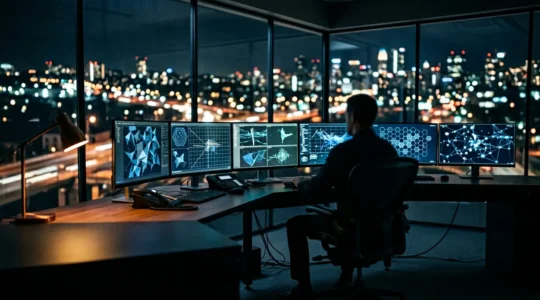 Système de vidéosurveillance intelligente analysant le comportement d'une personne en temps réel grâce à l'intelligence artificielle