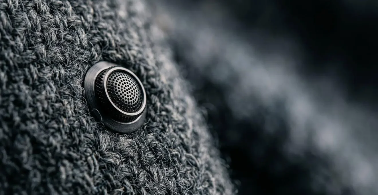 Configuration professionnelle de micro cravate pour capture audio discrète en environnement difficile
